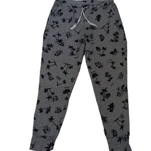 Hurley Joggers, Size Large 
Palm trees & flowers.